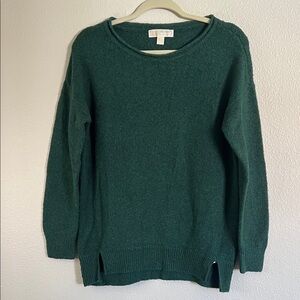 Michael Kors Deep Green Crew Neck Sweater